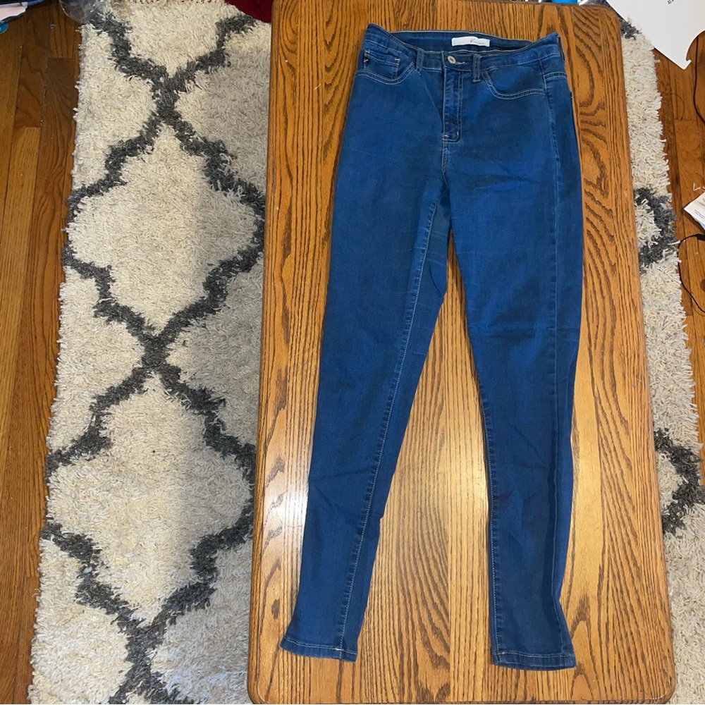 Rancan medium wash high-rise skinny jeans - size 7